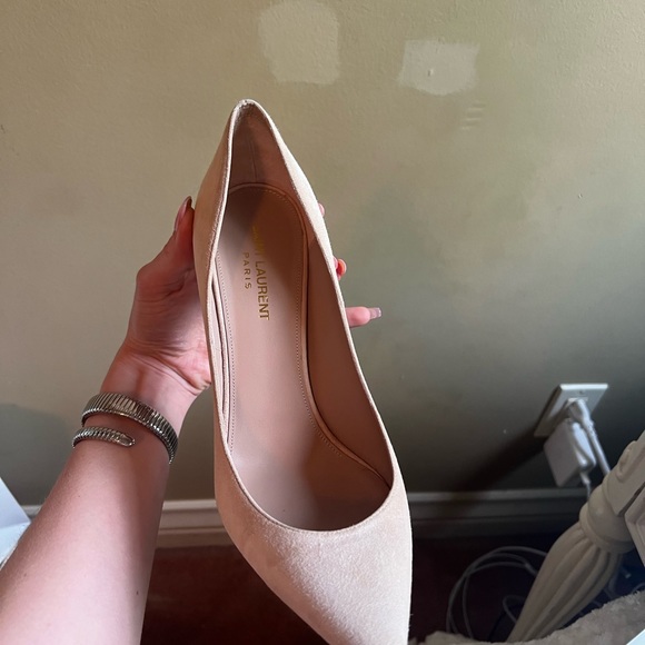 YSL ANJA PUMPS IN SUEDE - Picture 2 of 3